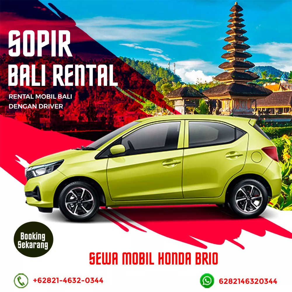 Sewa Mobil Bali Dengan Sopir Tipe Honda Brio Sewa Mobil Bali Dengan Sopir Tipe Honda Brio